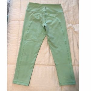 Mint Buff Bunny Capri Leggings